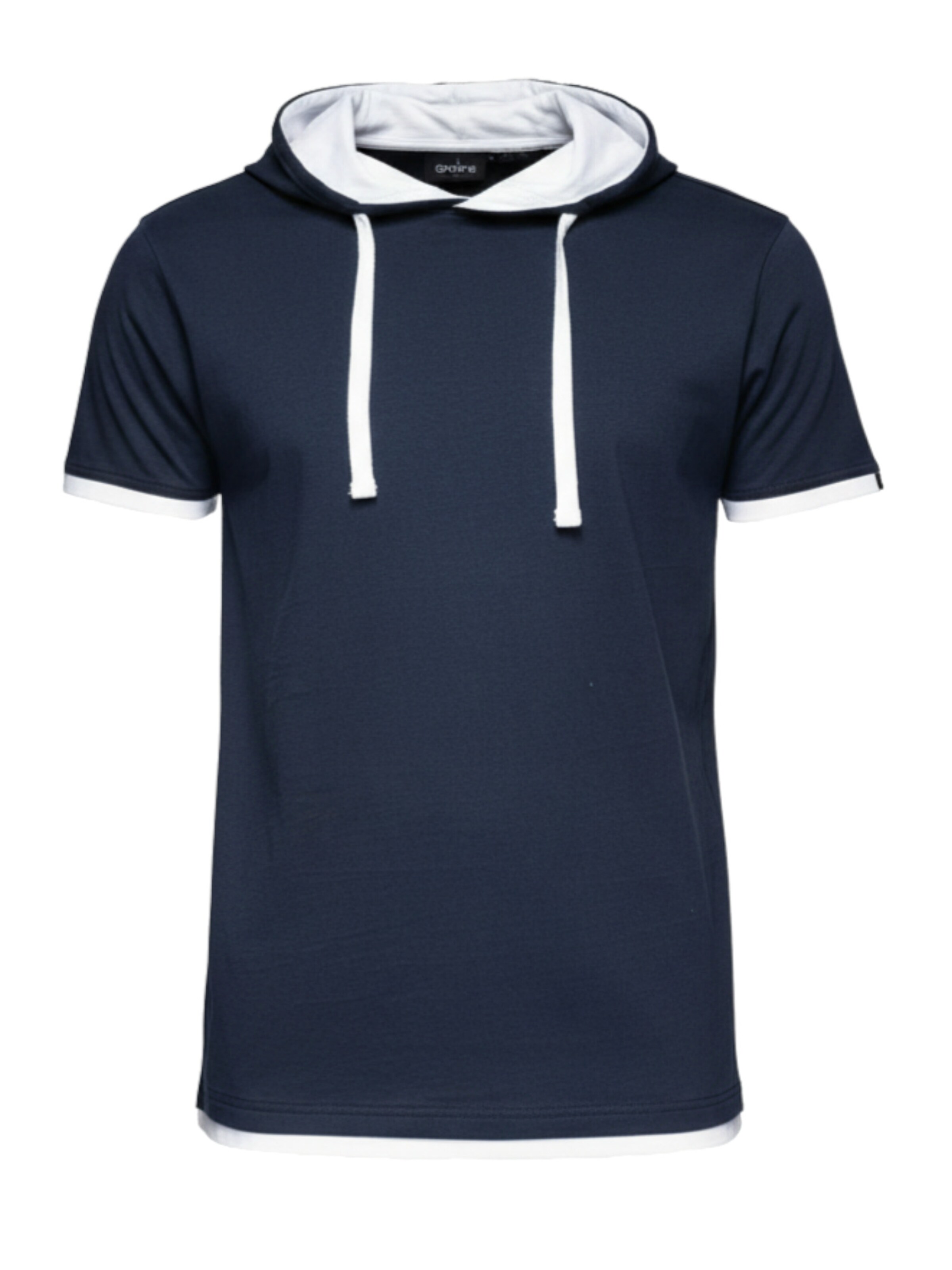 Ombre T-Shirt in Blau: Vorderseite