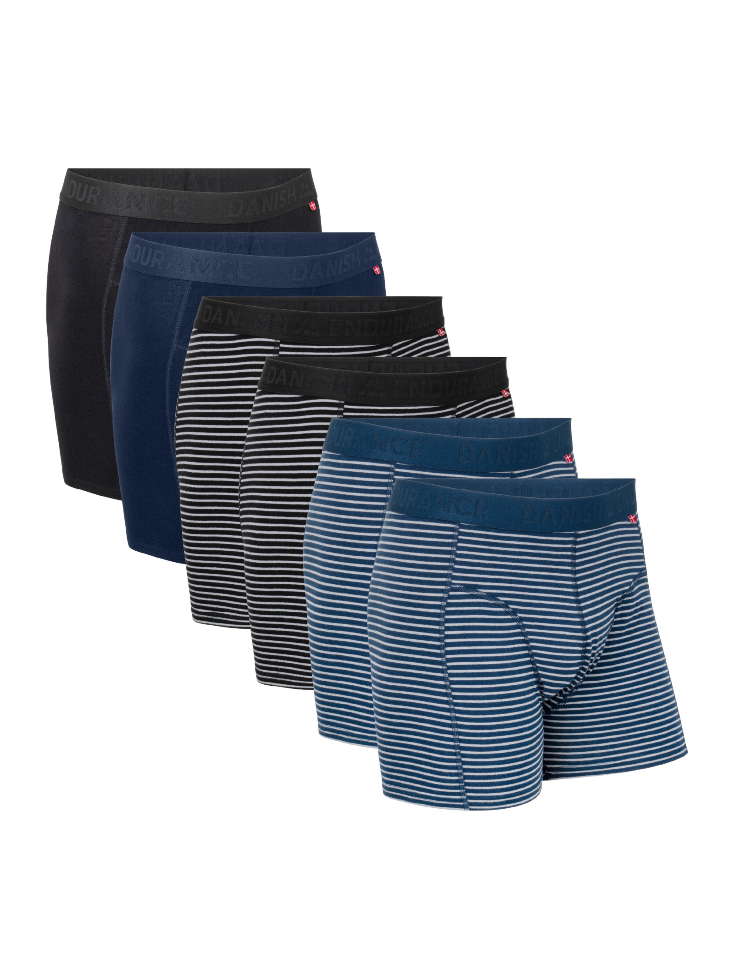 DANISH ENDURANCE Boksershorts 'Organic Trunks' i blandingsfarvet: forside