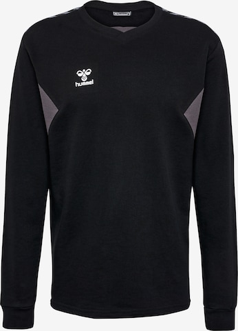 Hummel Athletic Sweatshirt 'Authentic' in Black: front