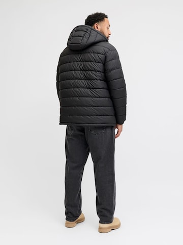 Jack & Jones Plus Vinterjakke i sort