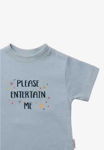 LILIPUT Shirt 'Please entertain me' in Blue