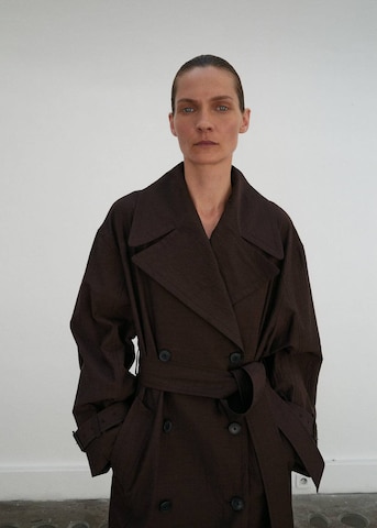 MANGO Between-Seasons Coat 'Graz' in Brown