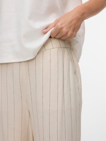 VERO MODA Wide leg Broek 'Vmmindy' in Beige