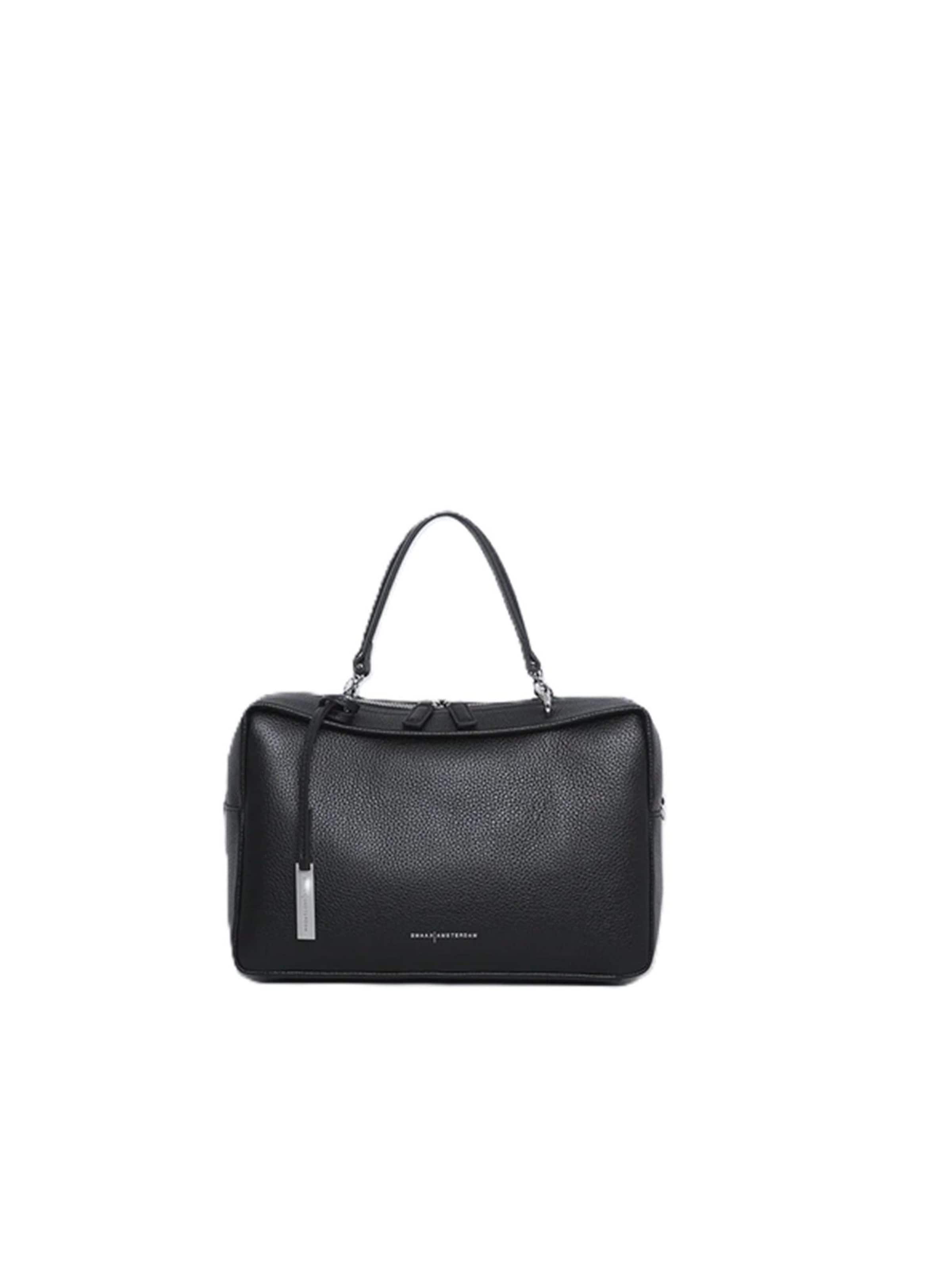 Smaak Shoulder Bag 'LUUK' in Black: front