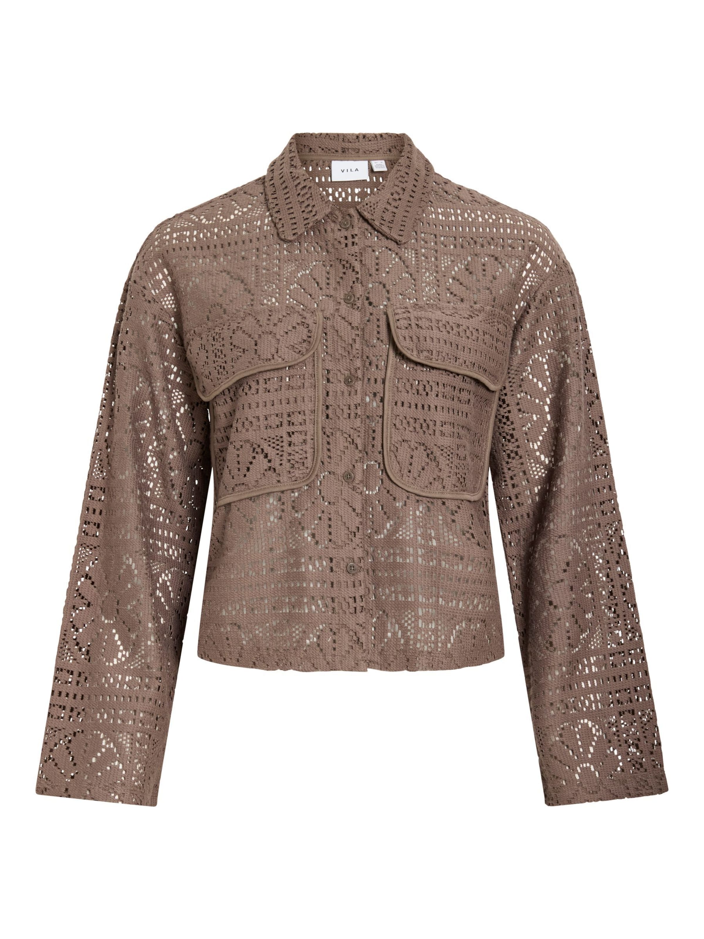 Giacchetta 'VIMerinda' di VILA in marrone: frontale