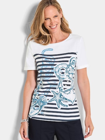 Goldner Shirt in Wit: voorkant