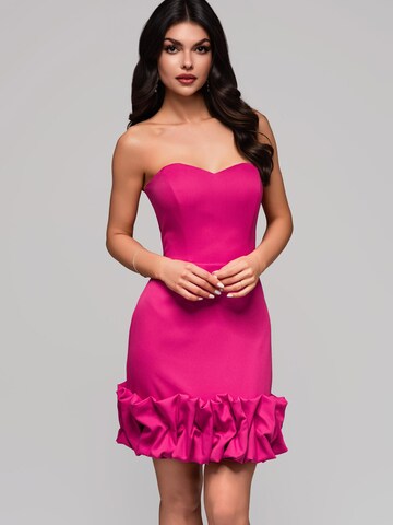 Ombre Evening dress in Pink