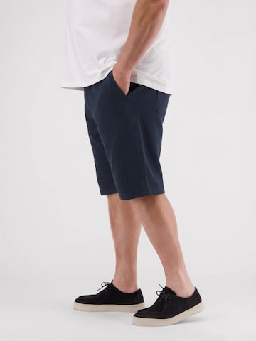 LERROS Regular Shorts mit Kordelzug in Jerseyqualität, große Größen in Blau