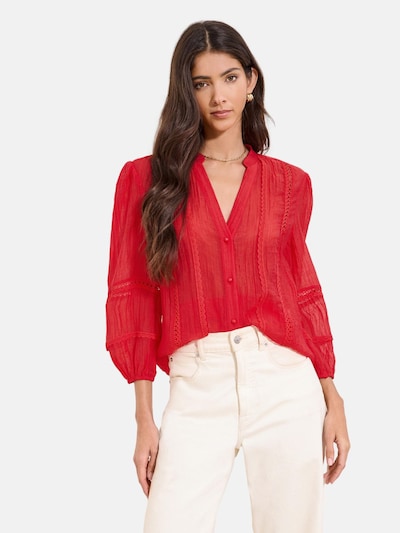 Lipsy Bluse in feuerrot, Produktansicht