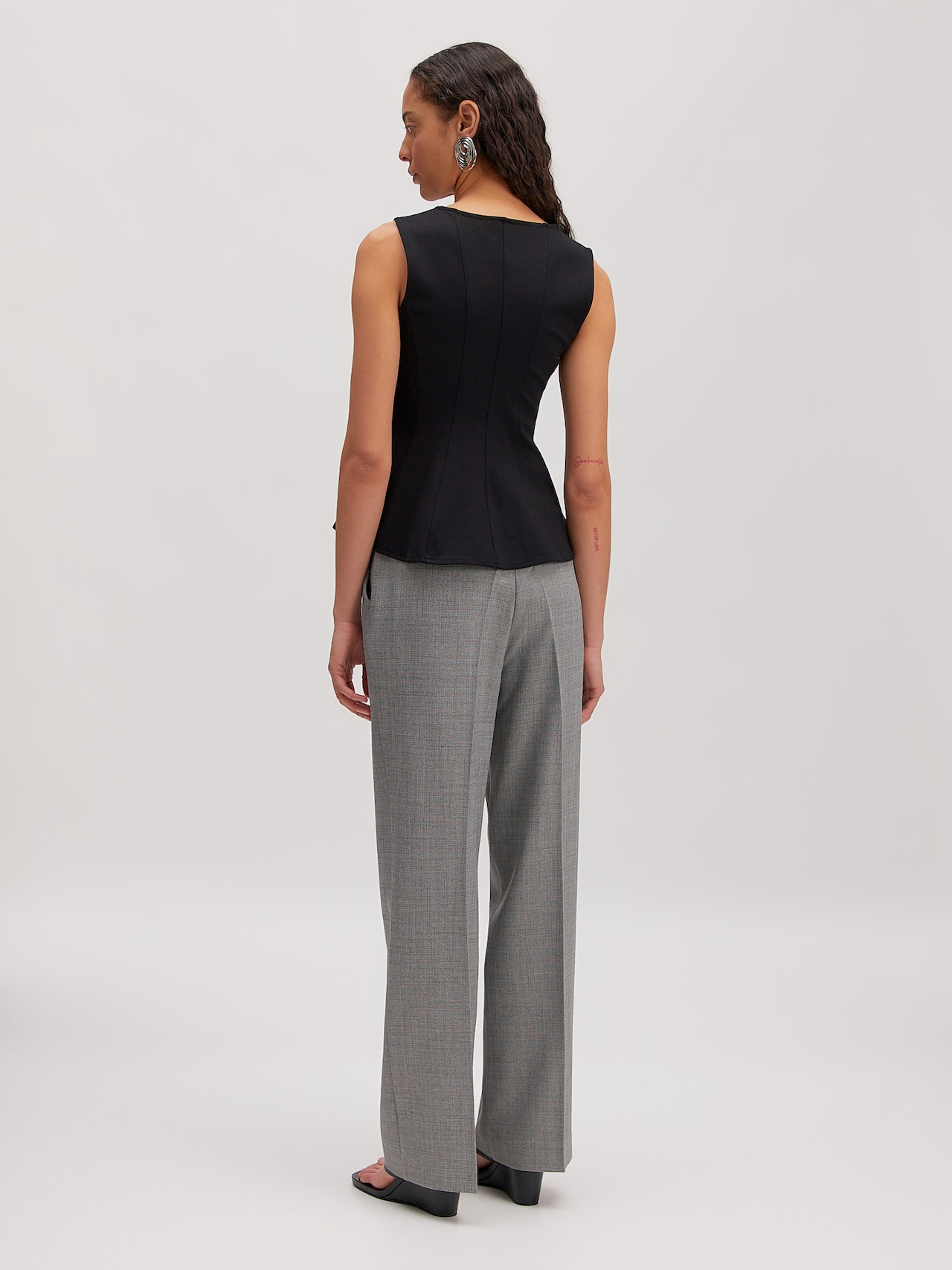 EDITED Produits Haut 'Peggy' noir