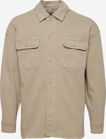 Casual Friday Button Up Shirt in Grey: front