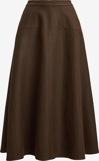 Sijonas iš Polo Ralph Lauren, spalva – tamsiai ruda, Prekių apžvalga