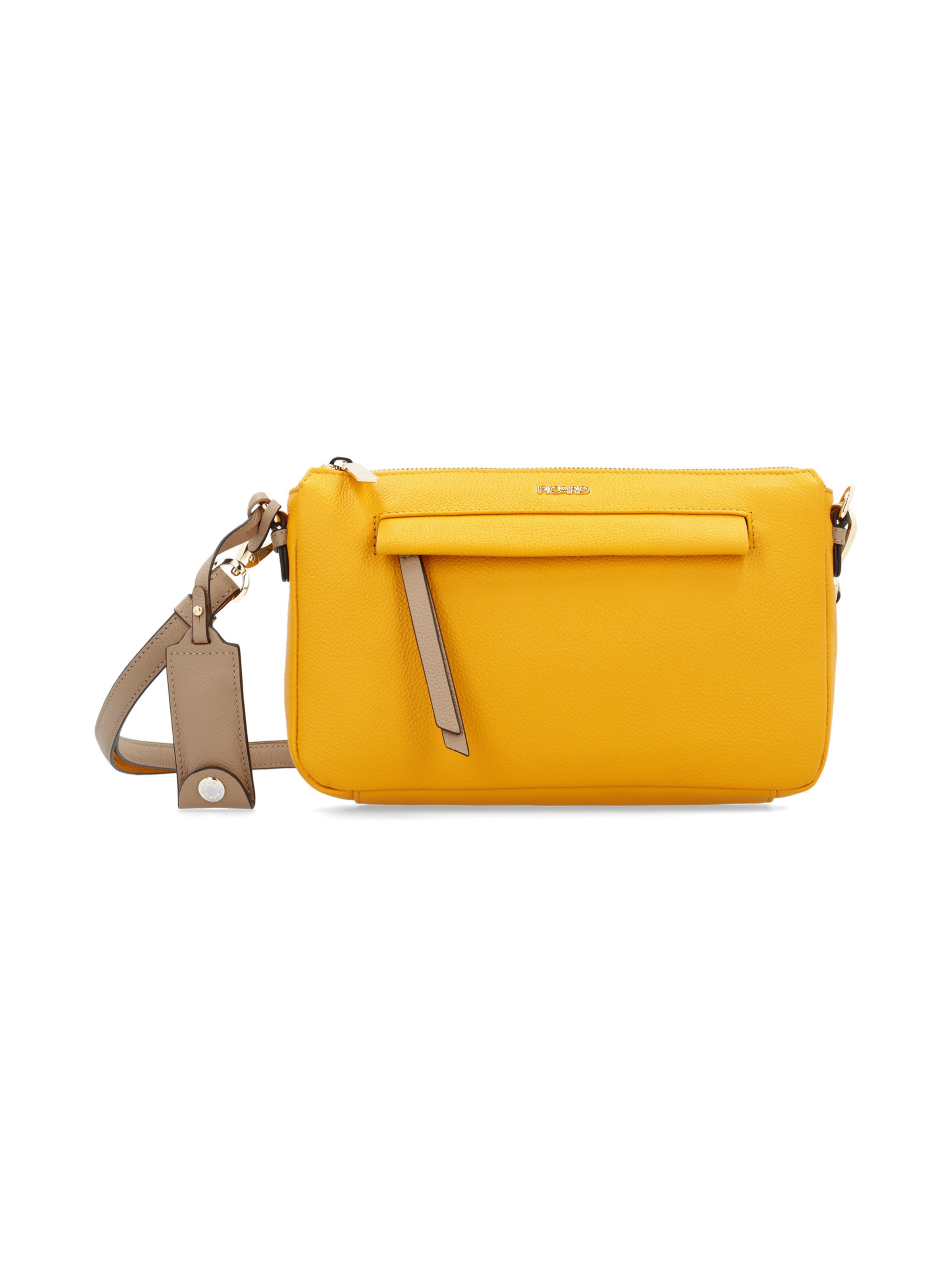 Picard Crossbody Bag 'Stash' in Yellow: front