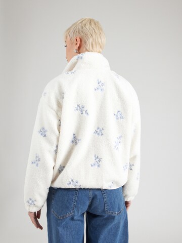 Veste en polaire HOLLISTER en blanc