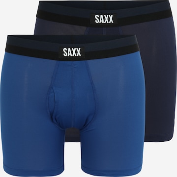 SAXX - Cueca desportiva em azul: frente