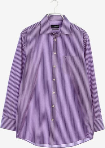 SEIDENSTICKER Button Up Shirt in M in Purple: front