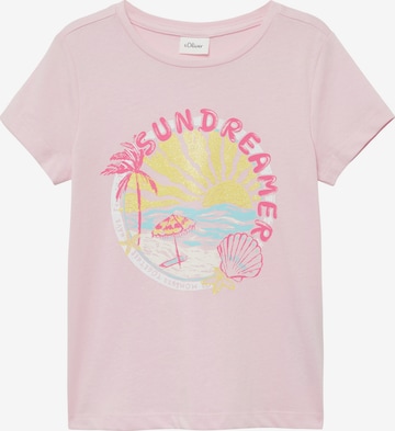 T-Shirt s.Oliver en rose : devant