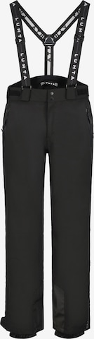 LUHTA Regular Urheiluhousut 'Kortepohja' värissä musta: etupuoli