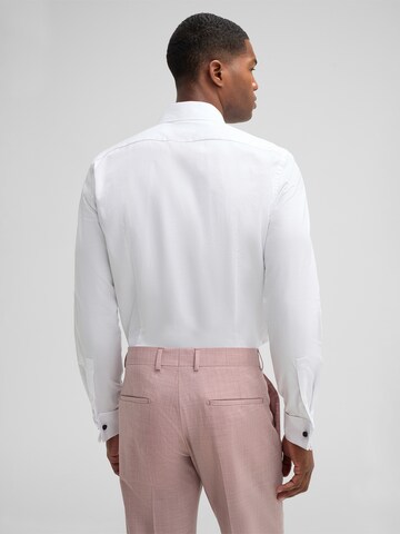 STRELLSON Slim fit Button Up Shirt 'Santos' in White