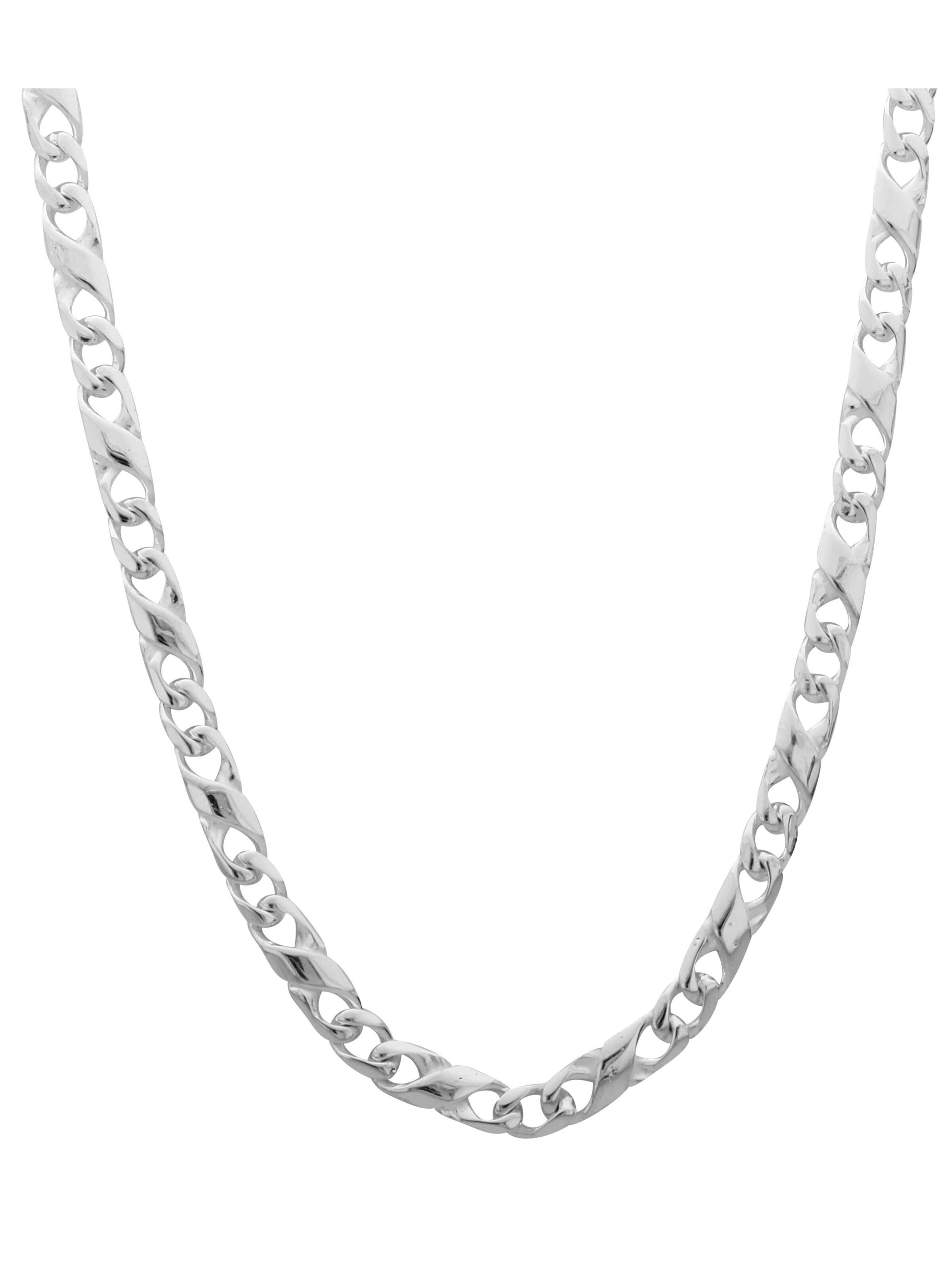 Tony Fein Kette 'Panzer Mondiale'‌‌‌‌ in Silber: Vorderseite