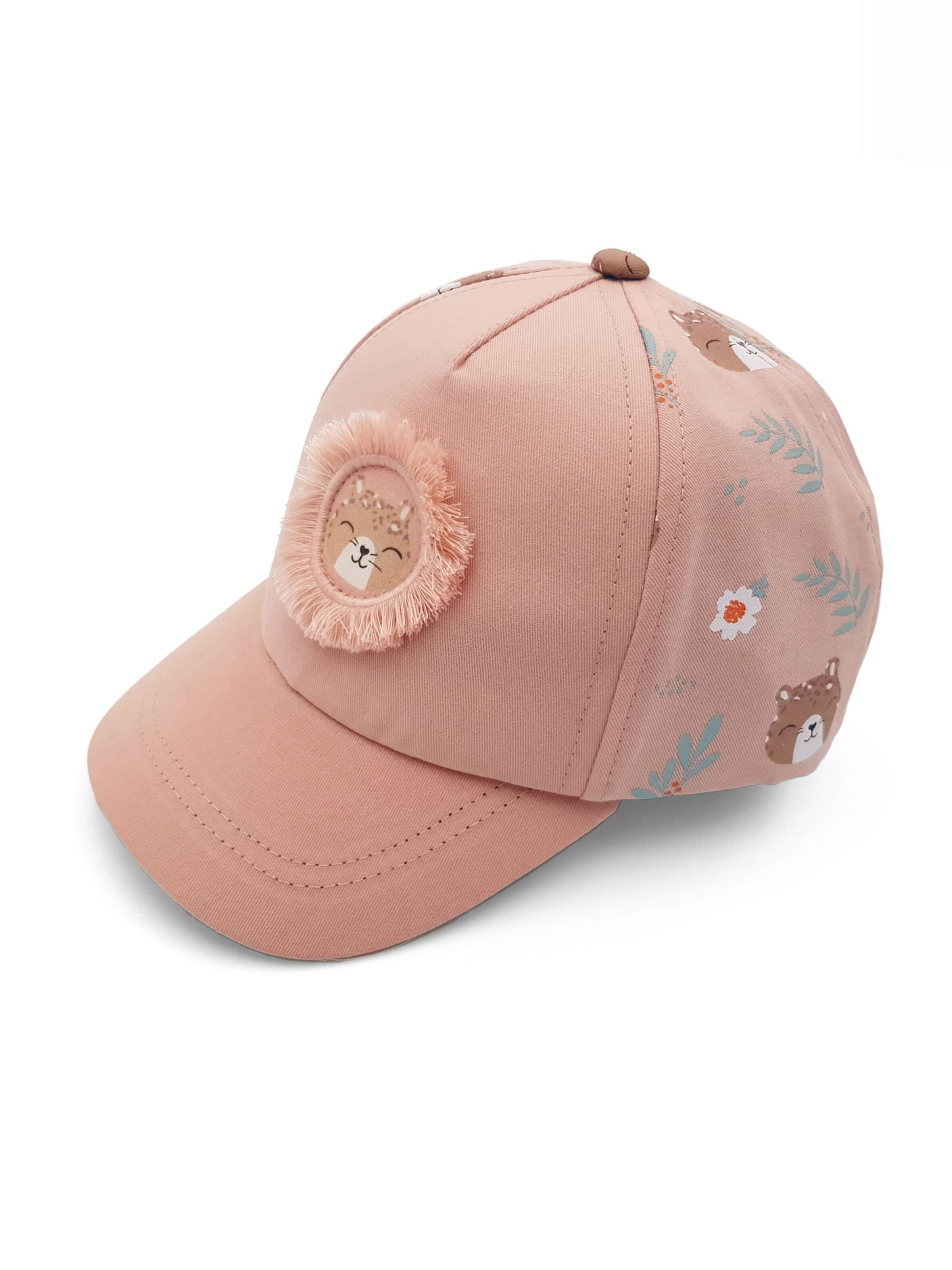 MAXIMO Hut 'MINI GIRL-Cap Tiger Klettverschluß'‌‌ in Pink: Vorderseite