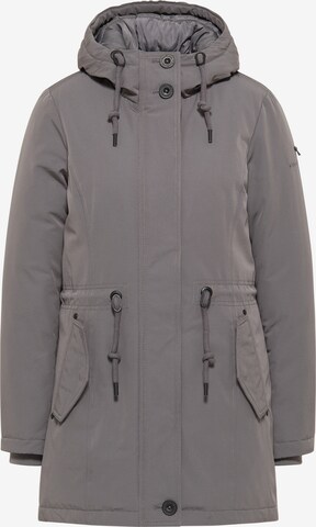 Parka d’hiver DreiMaster Klassik en gris : devant