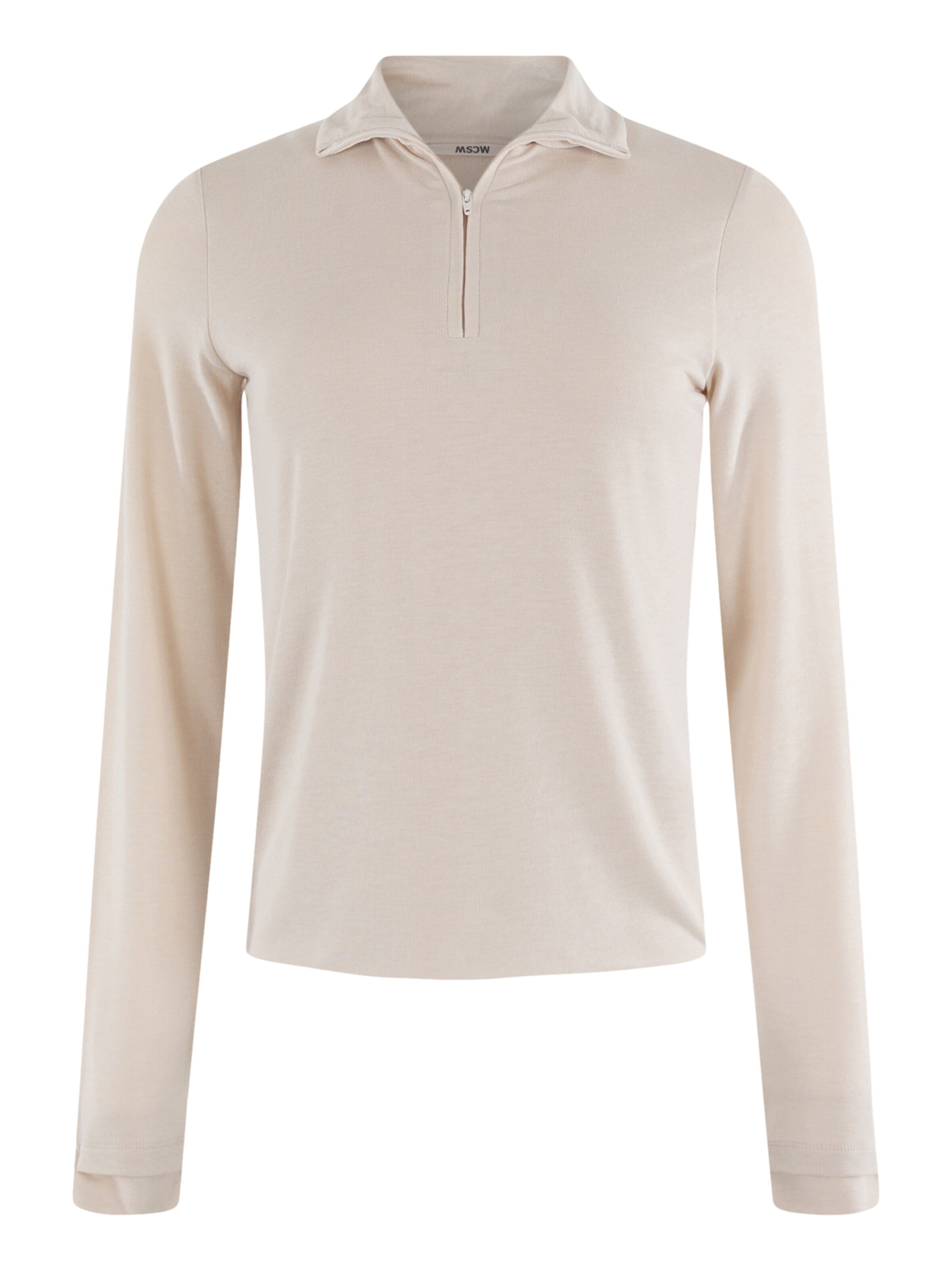 MSCW Shirt 'Pully' in Beige: front