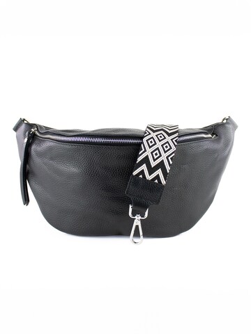 lePelou Fanny Pack 'PELLEGRINA' in Black: front