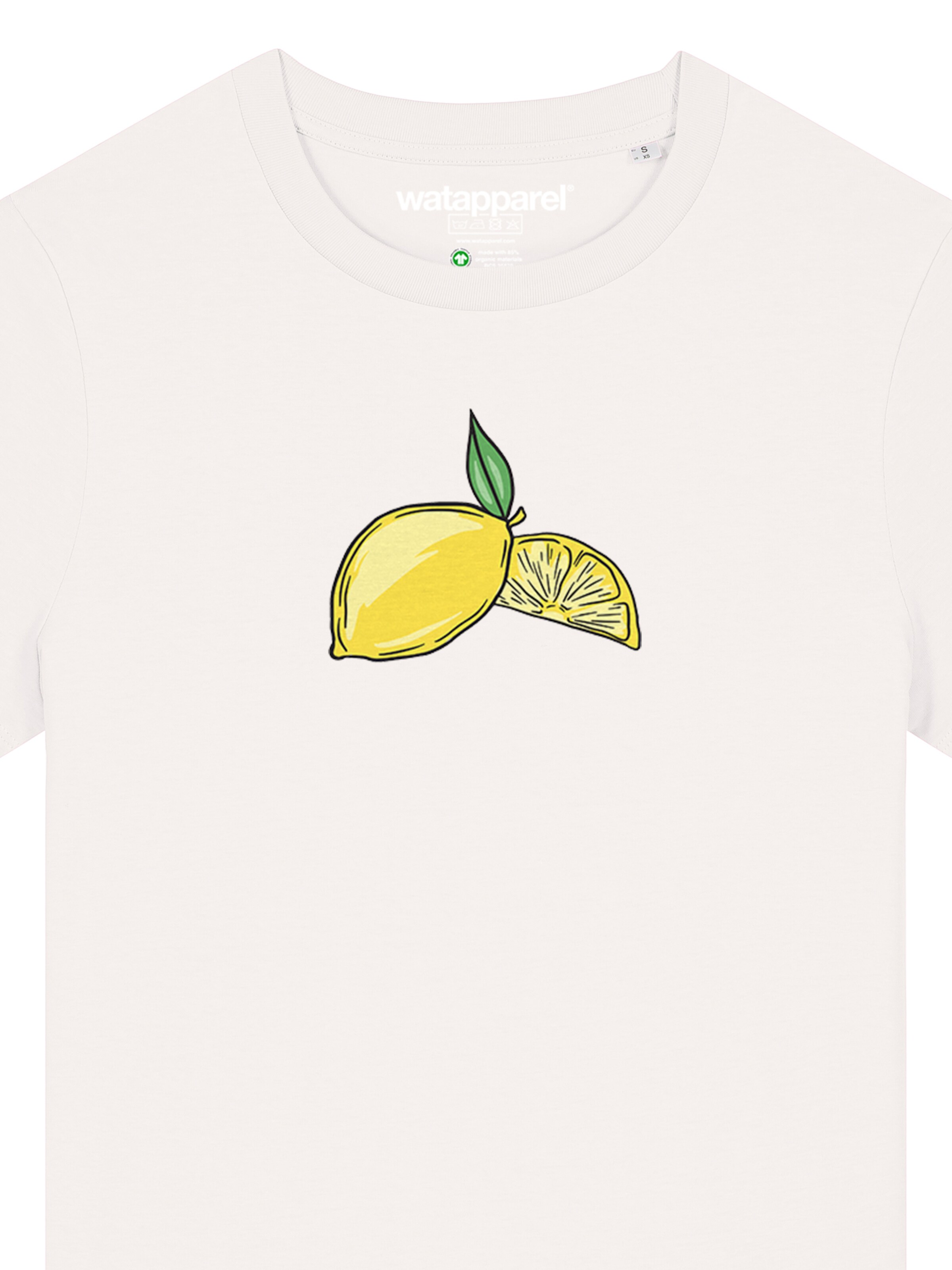 Watapparel Shirt 'Lemon' in White