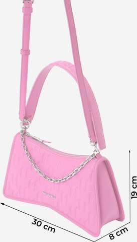 Karl Lagerfeld Τσάντα χειρός 'Seven Element' σε ροζ