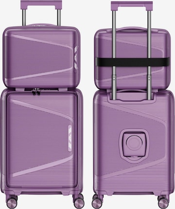 4FLY Suitcase Set 'Linea Lux' in Purple: front