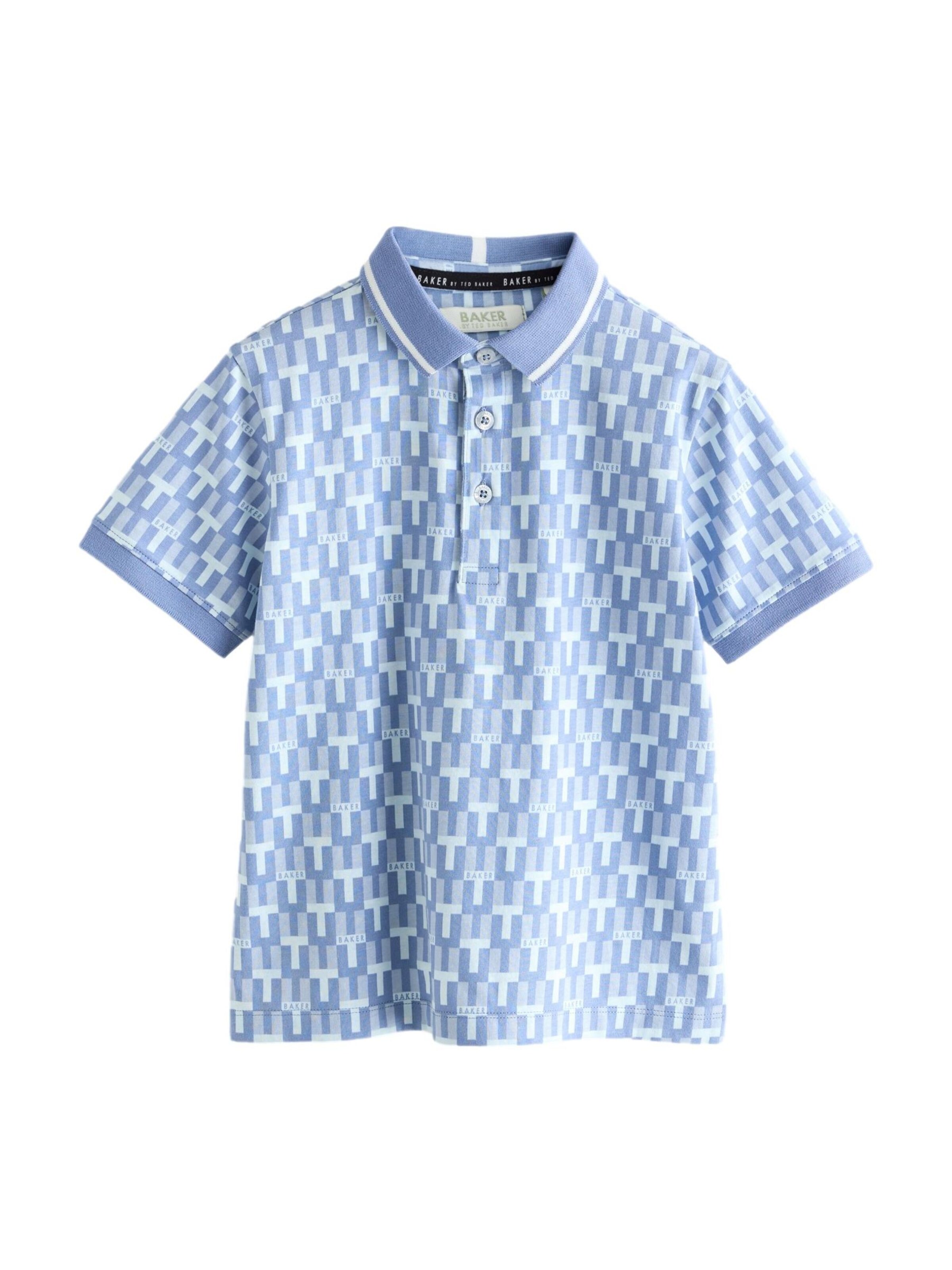 T-Shirt Baker by Ted Baker en bleu : devant