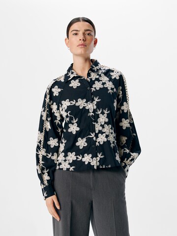 OBJECT Blouse 'OBJArizona' in Zwart: voorkant