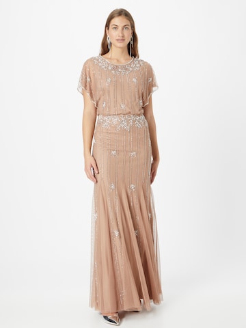 LACE & BEADS Avondjurk 'Nayo' in Roze: voorkant