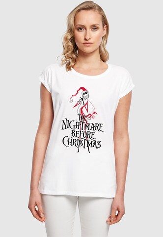 T-shirt 'The Nightmare Before Christmas - Santa' ABSOLUTE CULT en blanc : devant