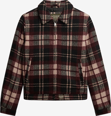 Superdry Übergangsjacke in Schwarz: Vorderseite