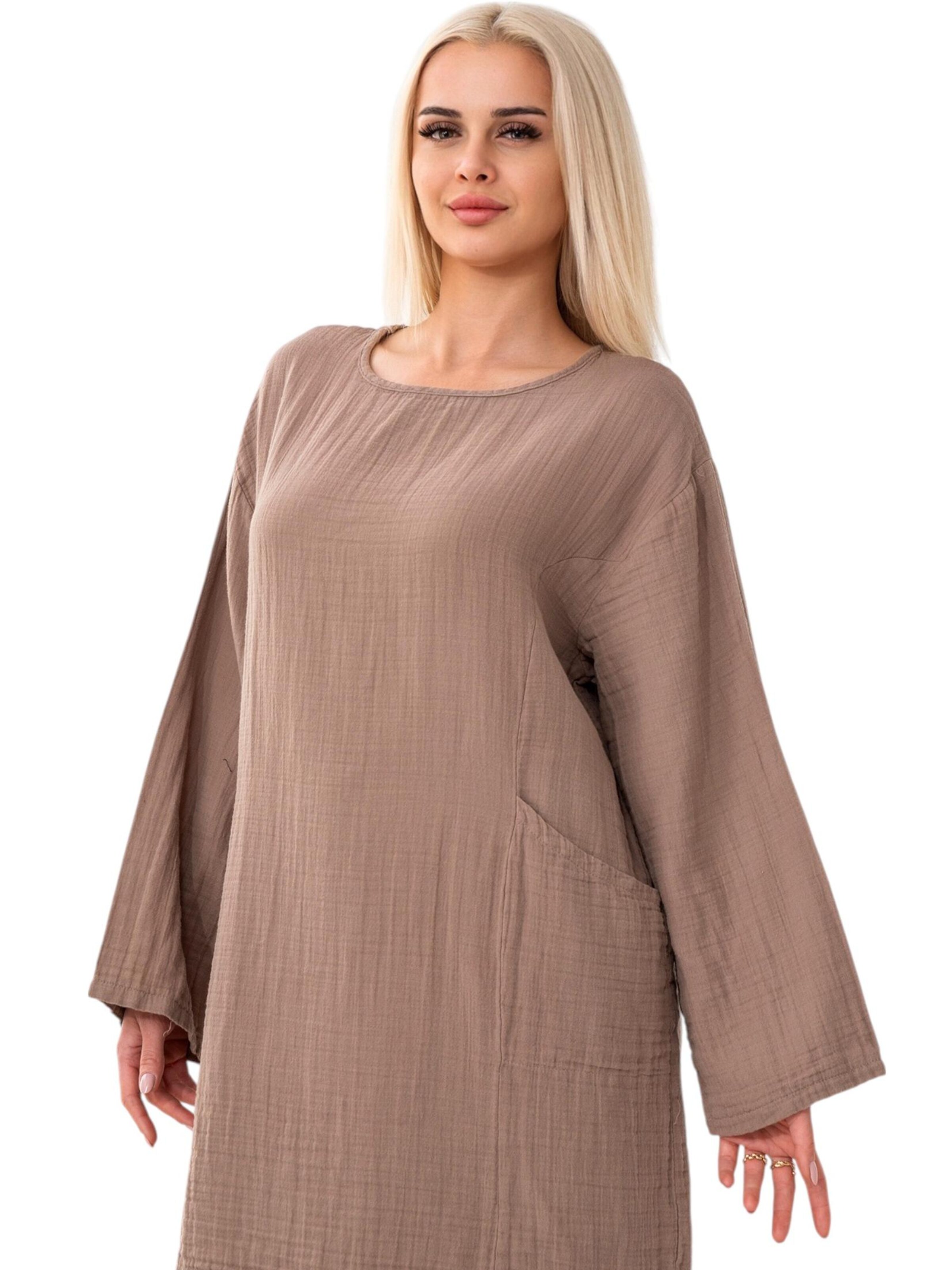 WENOR Bluse 'NISA'‌‌‌‌‌‌ in Beige