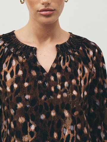 Next Bluse i brun