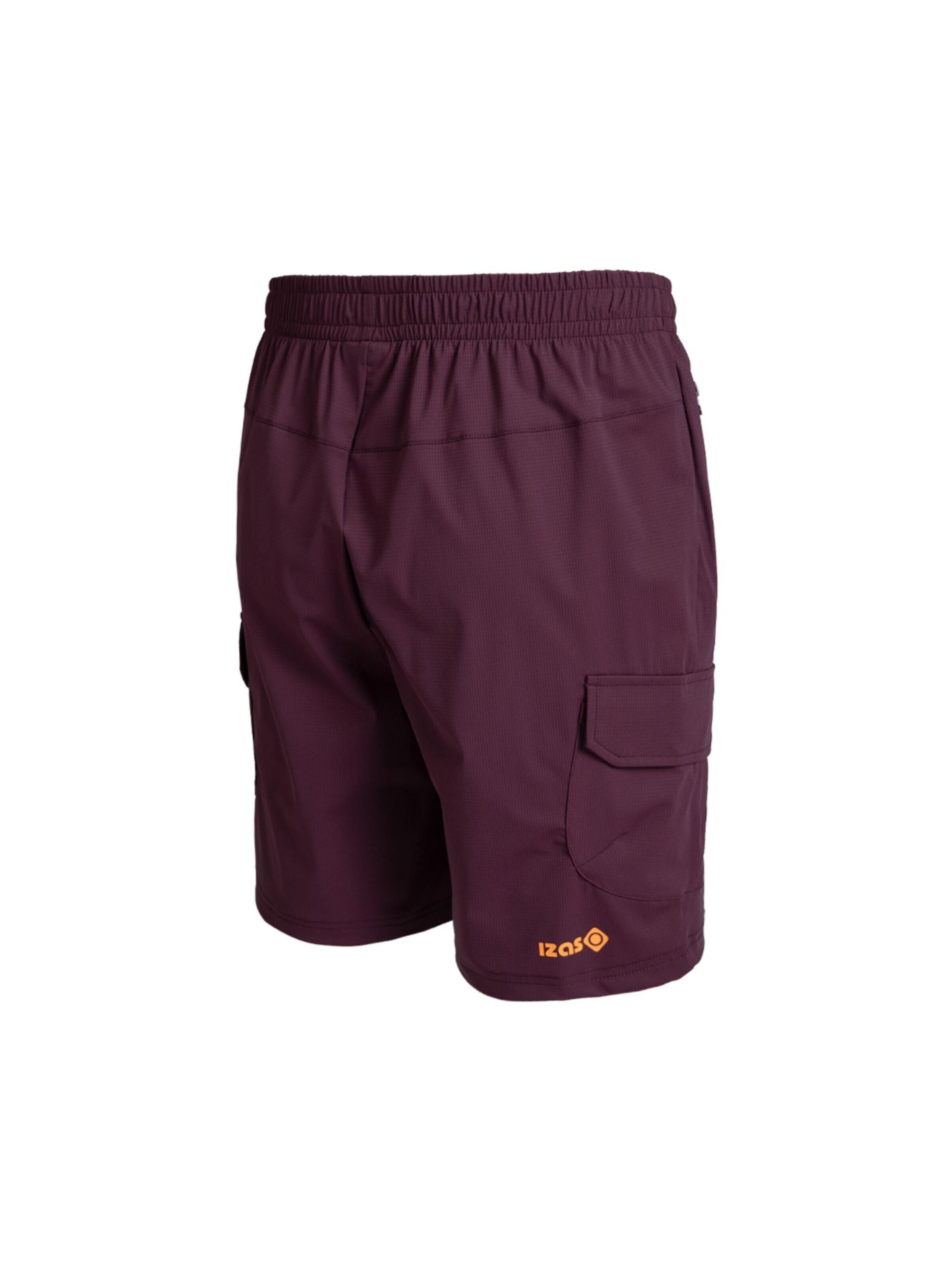 Regular Pantalon 'PANTALÓN CORTO MONTAÑA HOMBRE DERBY M' Izas en rouge