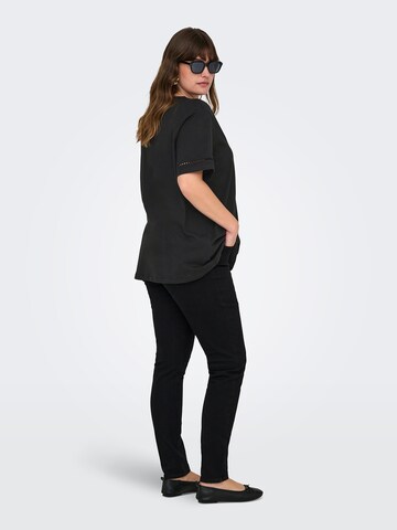 ONLY Carmakoma T-Shirt 'CARANNIE' in Schwarz