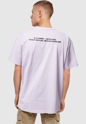 Merchcode Shirt 'Flamingo' in Purple