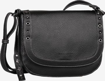 Geantă de umăr 'Elaria' de la TOM TAILOR pe negru: față