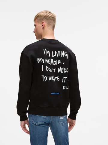 juoda KARL LAGERFELD JEANS Megztinis be užsegimo