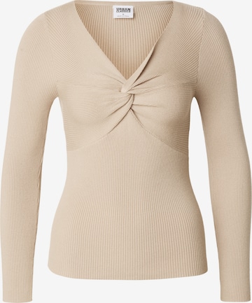 Pullover di Urban Classics in beige: frontale