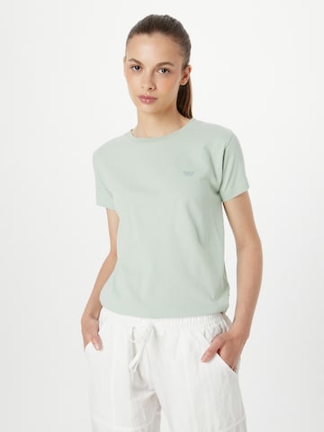 T-shirt 'Essential' Superdry en vert : devant