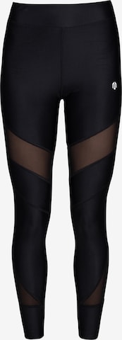 MOROTAI Skinny Urheiluhousut 'Zenja' värissä musta: etupuoli