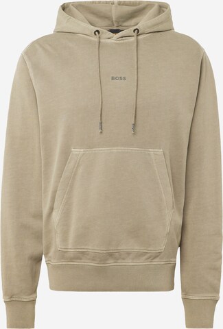 BOSS Sweatshirt in Grün: predná strana