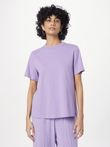 T-shirt 'Sarita' Y.A.S en violet : devant