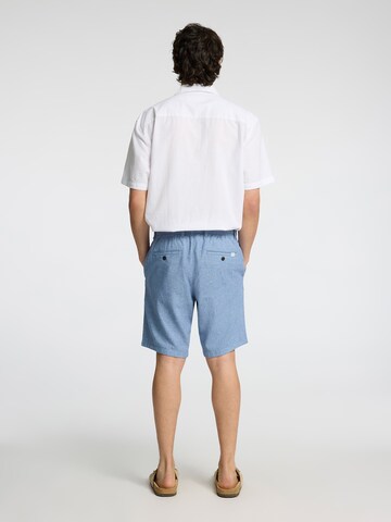 Regular Pantalon chino 'SLHBrody' SELECTED HOMME en bleu