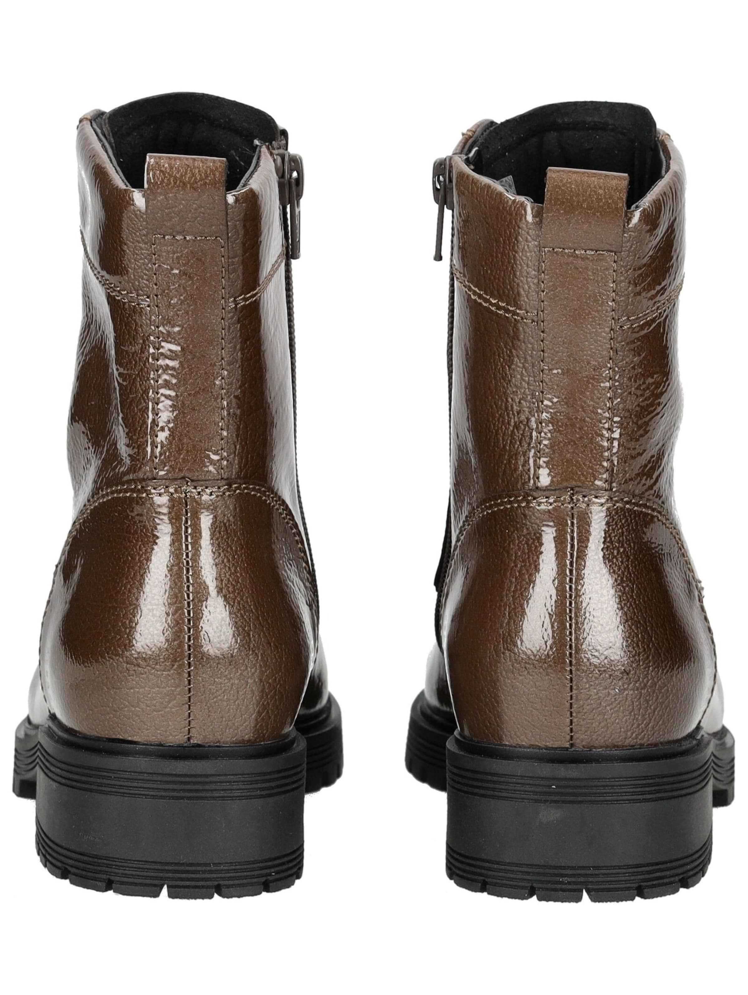 GABOR Lace-up bootie in Brown